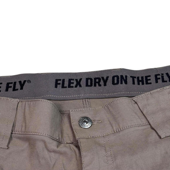 Duluth Trading Flex Dry Work Pants 42x28 Cargo Utility Khaki Relax Outdoor Hike - Picture 4 of 11
